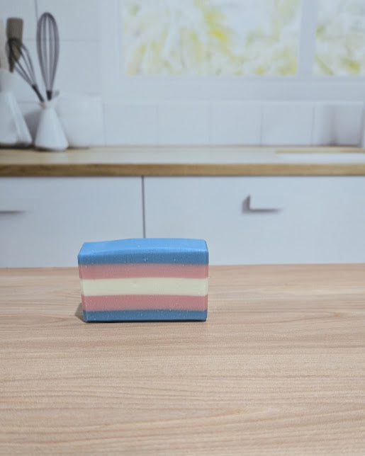 Trans Flag in Candy Cane