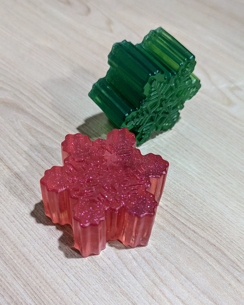 Strawberry Sparkles and Green Apple Aloe Vera M&P Soap